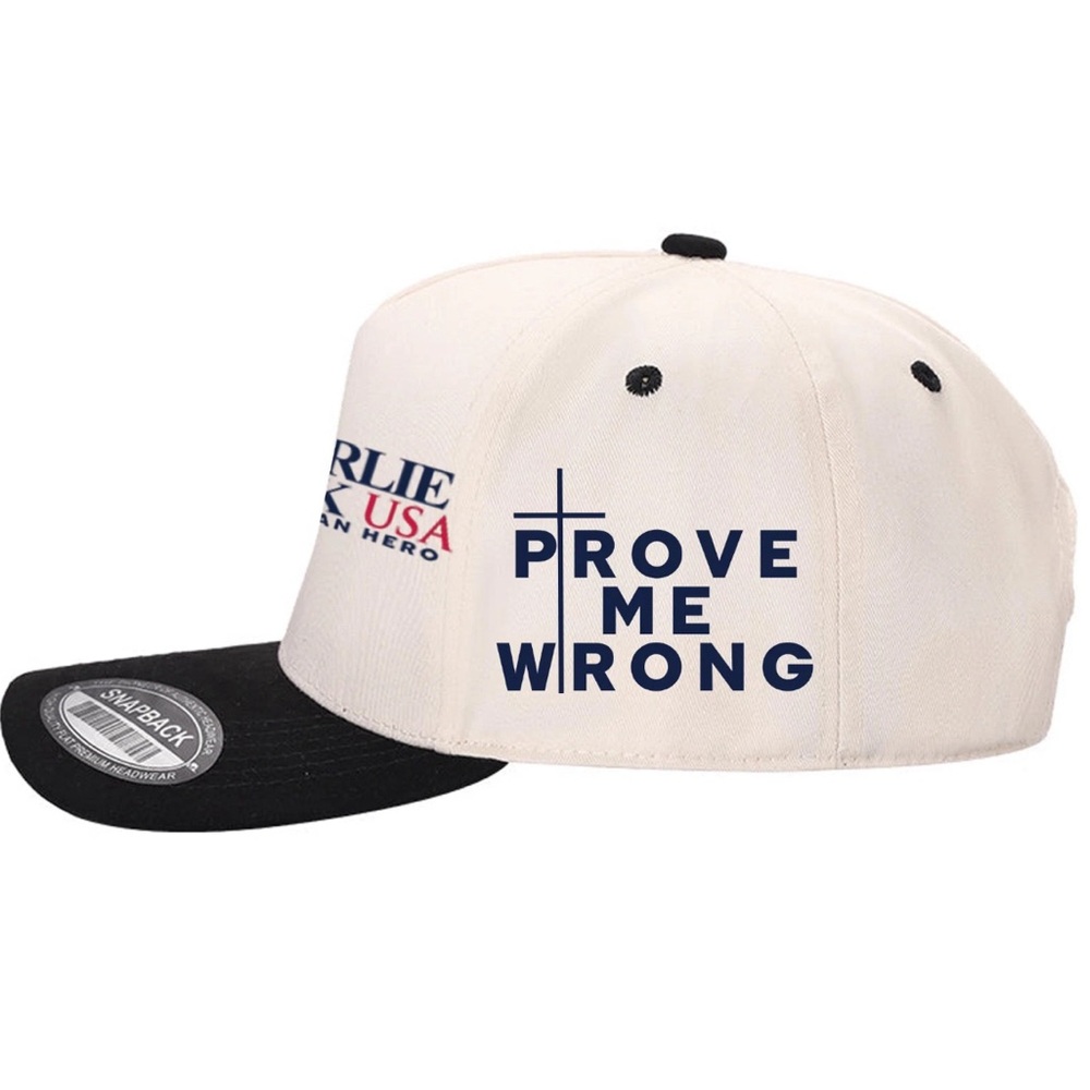 Charlie Kirk Cap Hat Memorial Turning Point Style The Truth - Prove me wrong. - Picture 3 of 4
